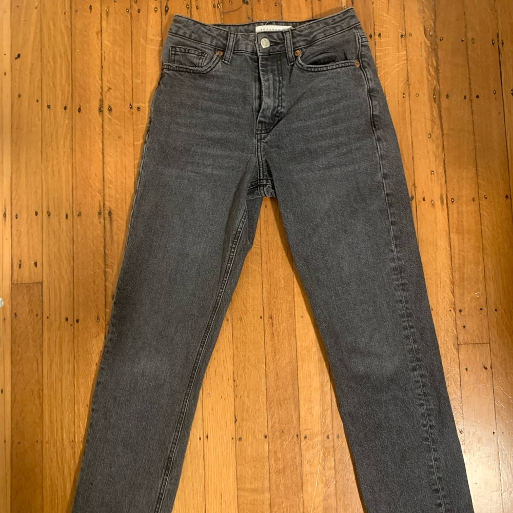 Topshop Straight Leg Jeans
